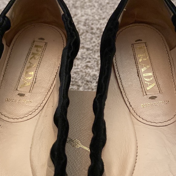 Prada ballerina rhinestone flats size 38/8 - Picture 5 of 9